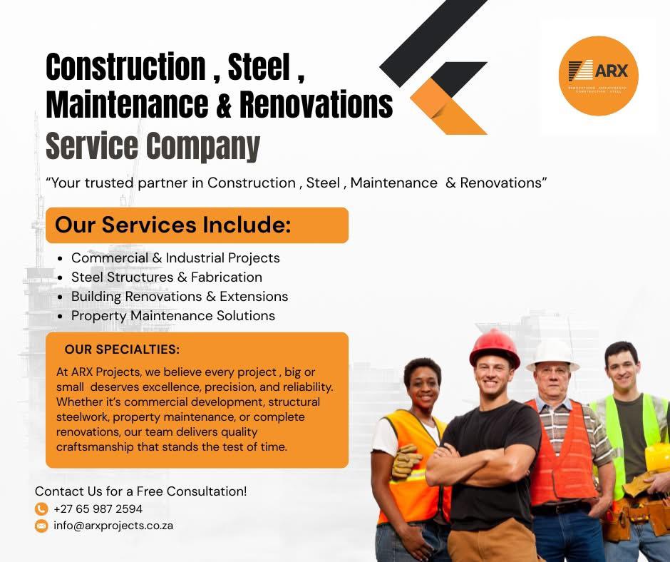ARX construction team on site